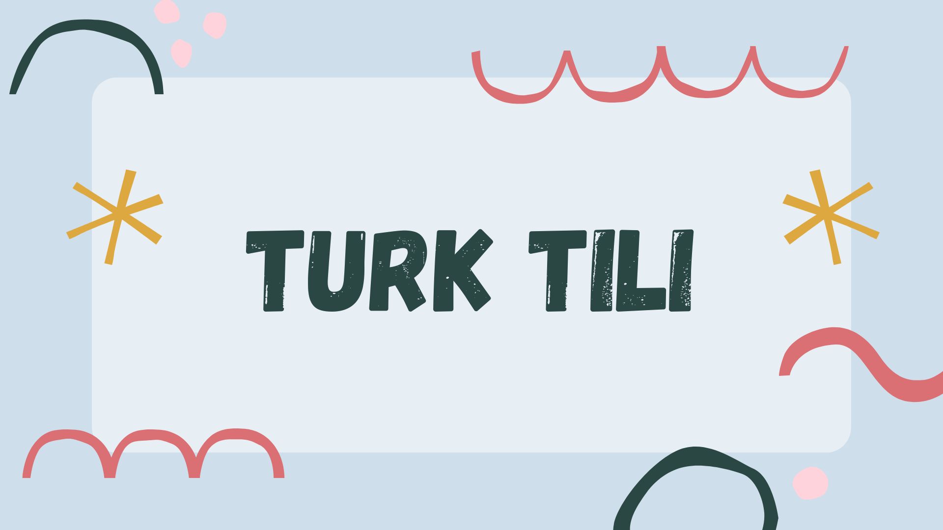 Turk tili